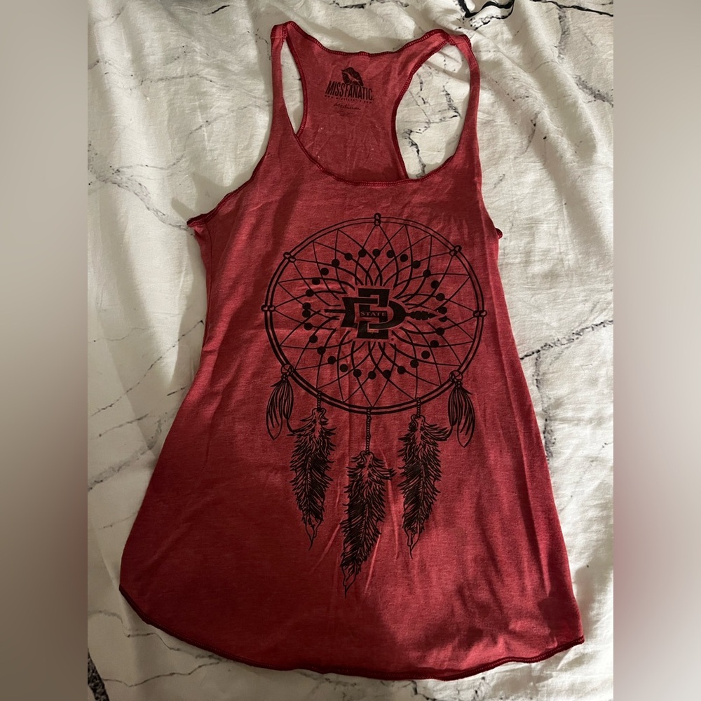 SDSU Red Dreamcatcher Tank Top